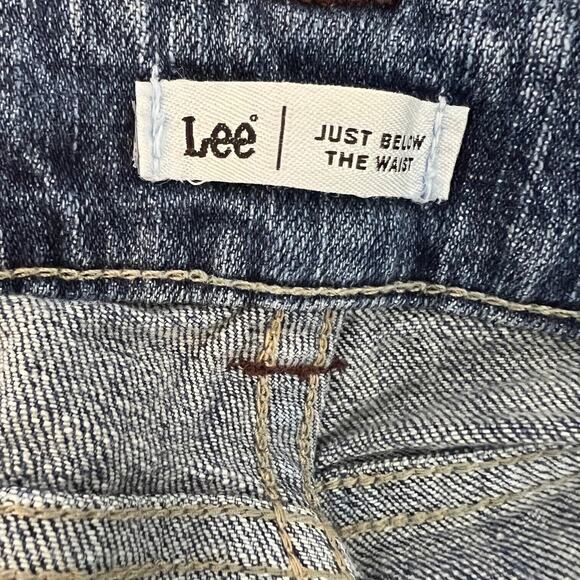 Lee Just Below the Waist Womens Denim Pedal Pushers Size 14M Blue Medium Wash - Picture 5 of 7